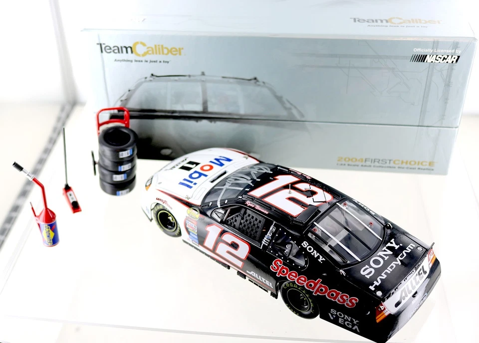 Ryan Newman #12  ALLTEL/Mobil 1. Autographed by Ryan. Best detail of all diecast - Image 2 of 4