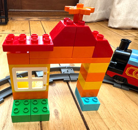 LEGO Duplo My First Train Set 10507 Motorized Locomotive Engine Works Incomplete