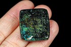 34.7Ct Natural Spiderweb Turquoise Cab Old Stock YKMpA890 — photo 3