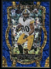 #216 Jaylen Warren 2022 Panini Select #/25 Rookie Blue Disco Prizm