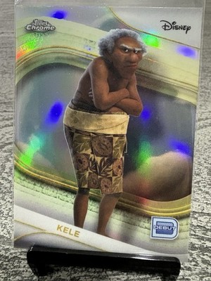 Kele #13 Refractor Debut   Topps Chrome Disney 100   Moana / Vaiana