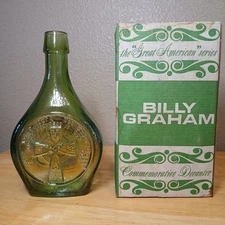 14 Wheaton Glass Decanters w/ Presidents Apollo Figures Religious Leaders