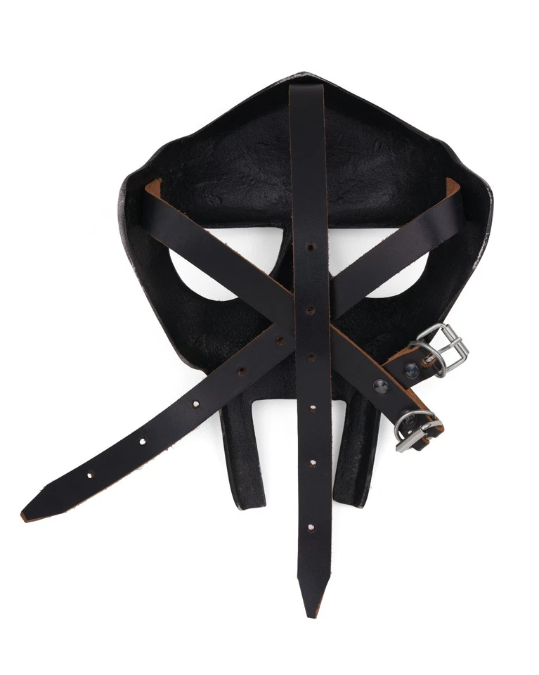 25 PCS LOT-Halloween MF DOOM Mask Cosplay Gladiator Hand-Forged Steel Armor Prop - Image 3 of 4