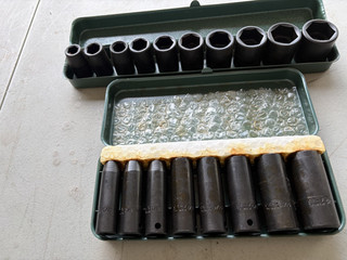 Heavy Duty 1/2" Drive Impact Socket Set — Deep & Standard Chrome Molybdenum St