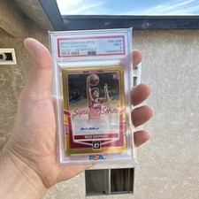 2024 Panini Donruss Optic Reed Sheppard Gold Signature Series Auto /10 PSA 9