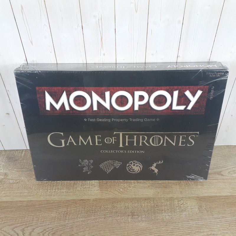 Monopoly Game of Thrones Collector's Edition Board Game GoT Hasbro NEW SEALED