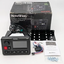 NavAtlas 3" NA30C Car Radio IPX6 Source Unit with AM / FM / WB Bluetooth