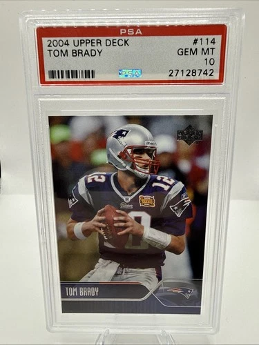 2004 Upper Deck - Tom Brady #114 PSA 10 Gem Mint