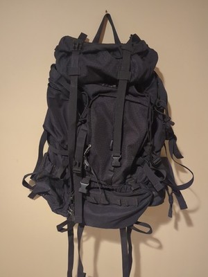 Internal Frame Hiking Backpack Rainfly 75 L Green Heavy Duty Easy Safe Travel. 