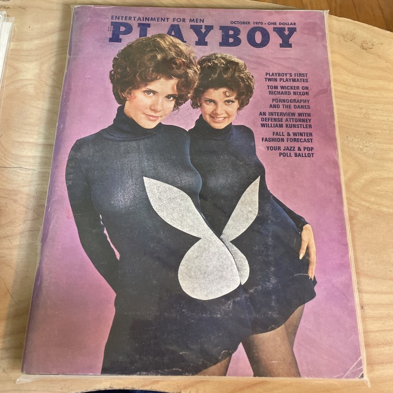 PLAYBOY MAGAZINE OCTOBER 1970 VARGAS GIRL GOOD