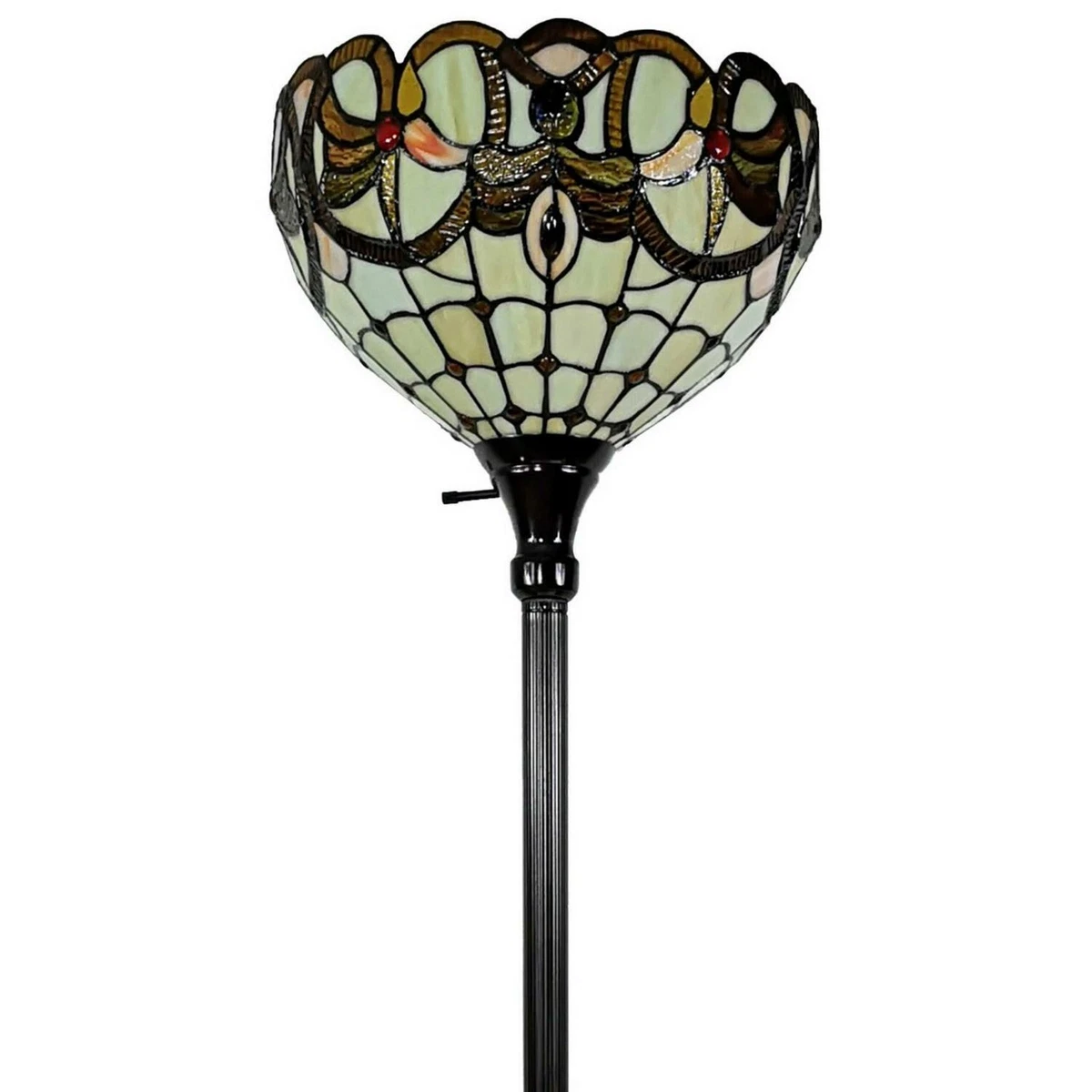 Tiffany floor on sale lamp torchiere