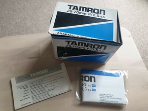 Tamron Lens Box and Owners Manual Instructions For 28-70 mm F/3.5-4.5 Adaptall-2