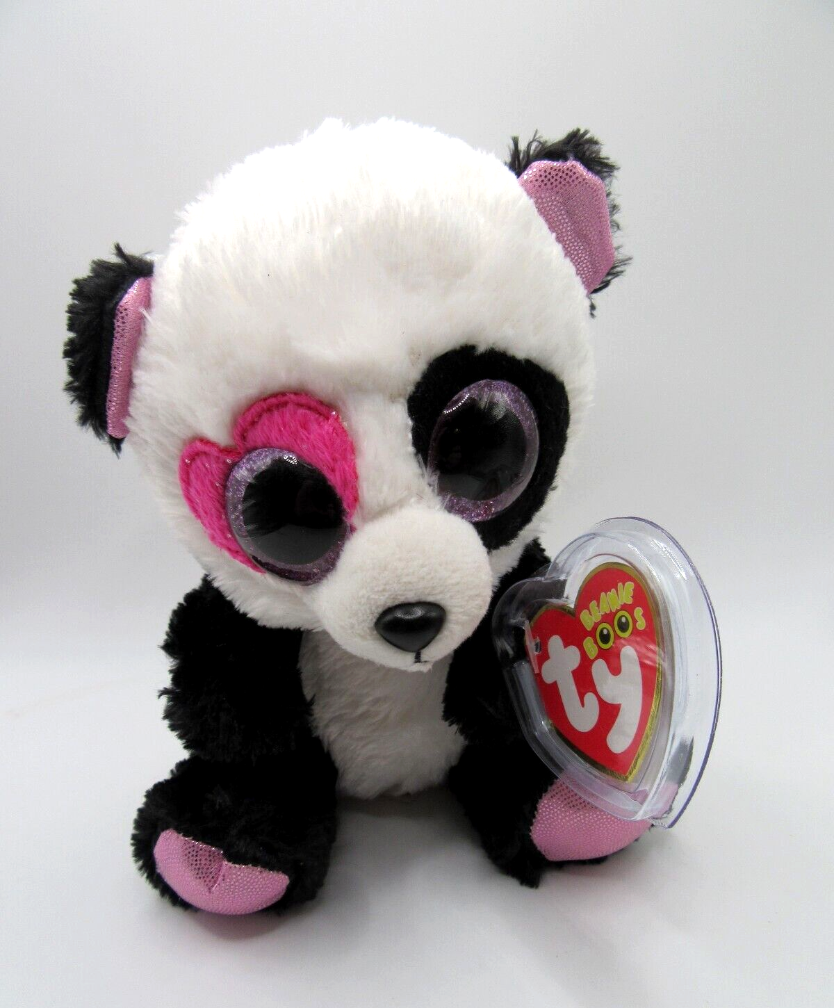 TY BEANIE BOOS - MANDY - PANDA  - 361304 - MINT CONDITION