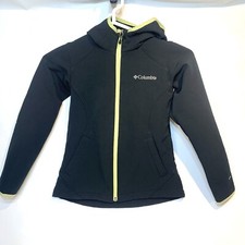 Columbia Softshell Jacket Youth Kids Unisex Size 7/8 Black
