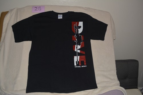 Camiseta L Black Dive Cozumel, México Dolfy - Imagen 3 de 4