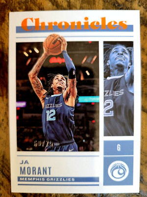 JA MORANT 2022-23 CHRONICLES BASKETBALL ORANGE GRIZZLIES 63/75