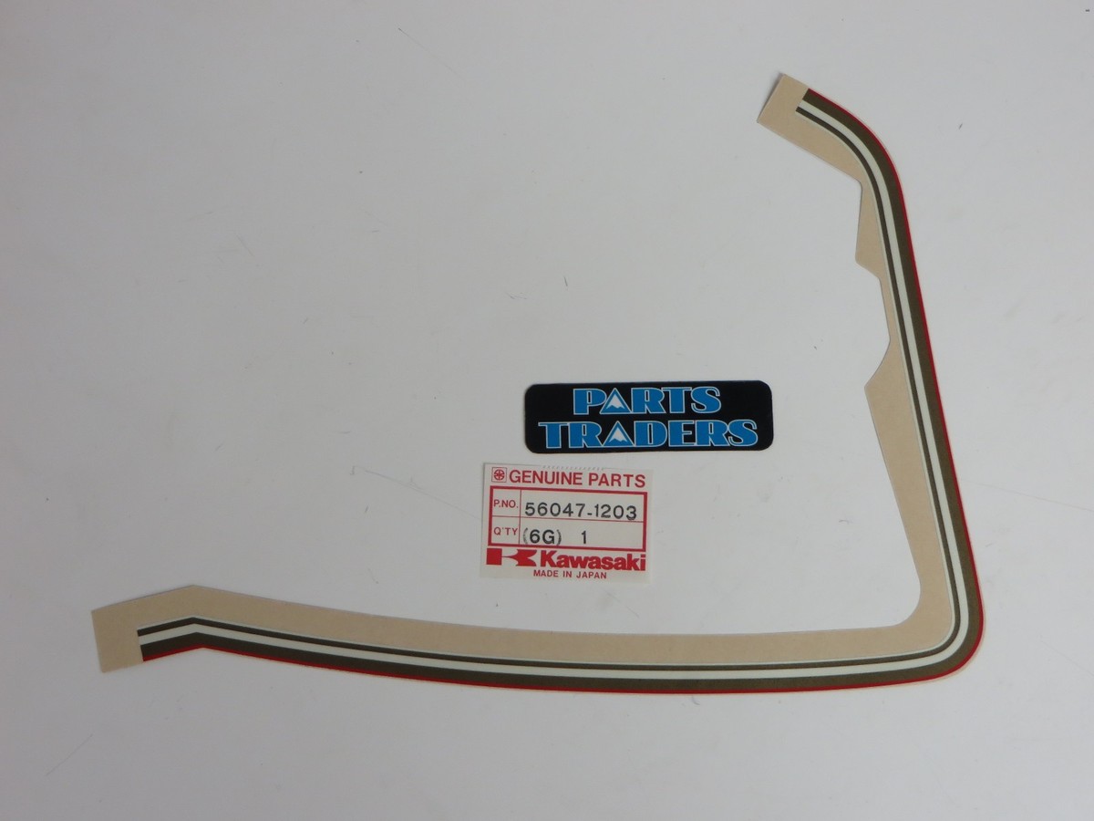 NOS Kawasaki Right Upper Cowling Decal Sticker ZX750 1987 Ninja