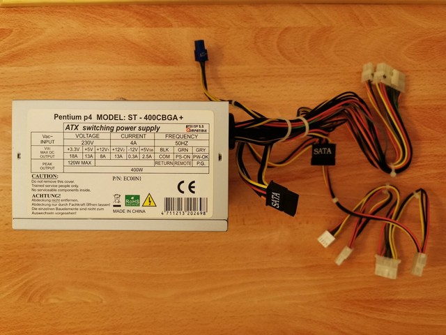 Evo Labs EVO-550XB 550W 120mm Silent Fan PSU