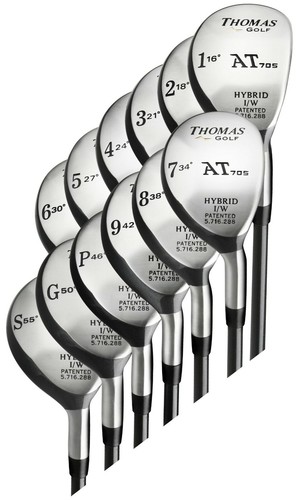 Left-Handed Hybrid Golf Clubs w/ Shot Accuracy Technology from #1 to LW - Picture 2 of 4
