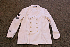 $498 Polo Ralph Lauren Women's Military Patch Canvas Twill Jacket Cream Size 6