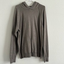 Old navy Knit Sweater Hoodie Taupe large