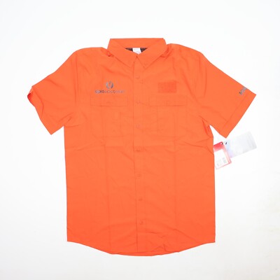 Helly Hansen Shirt Mens L Large Orange Epic Discovery Resort Fraser Outdoor Camp
