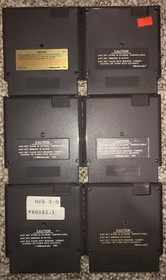 NES 6 GAME LOT! DRAGON WARRIOR, GYROMITE, SHREDDIN & MORE! (NINTENDO) LOOK!!