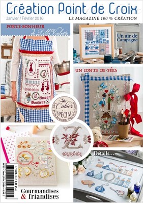 French cross stitch magazine Creation point de croix No.55