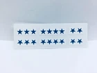 Hot Wheels Redline (OLDS 442) ~BLUE STARS~DECAL SET