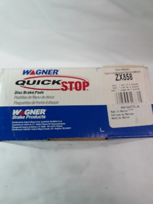 NEW WAGNER QUICK STOP Semi- Metallic Disc Brake Pads Ref NEW WAGNER QUICK STOP Semi- Metallic Disc Brake Pads Ref