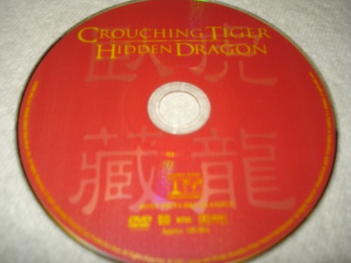 CROUCHING TIGER HIDDEN DRAGON DVD DISC ONLY USED TESTED FREESHIP NO TRACKING 