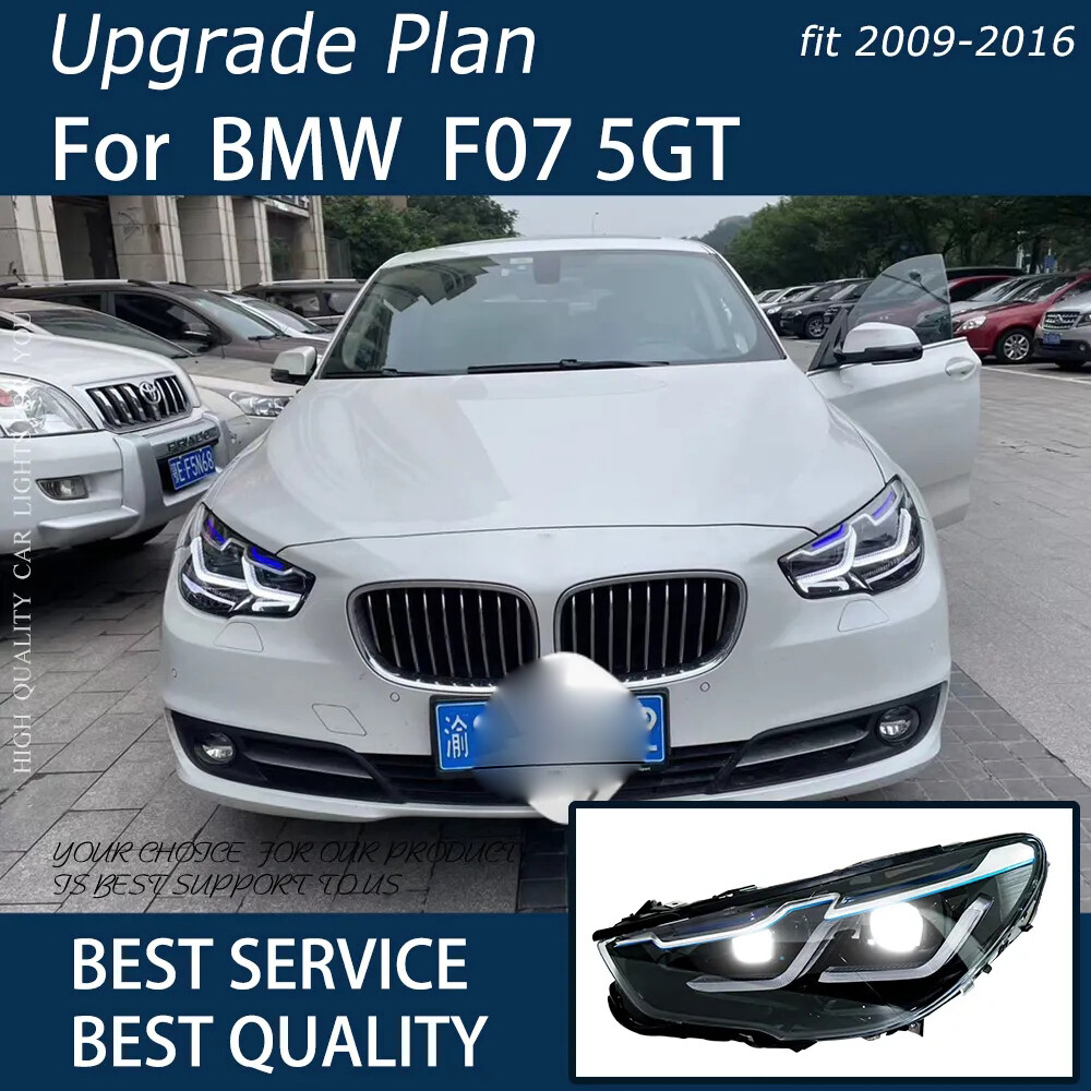 LED Headlights For BMW 5 Series GT F07 5GT 2009-2016 Sequential