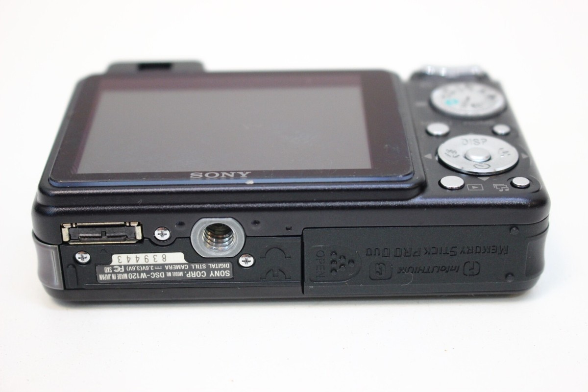 ソニー Cyber-shot DSC-W120 ブラック Amazon.com : Sony Cybershot DSCW120/B 7.2MP Digital Camera