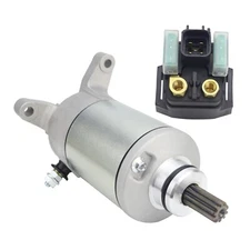 18808 Starter & Relay for Suzuki Ozark 250 LT-F250 2002-2014 31100-02C10 495747