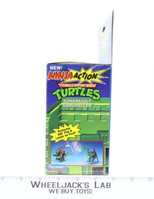 Somersault Samurai Leo Ninja Action TMNT 1993 Playmates NEW MISB