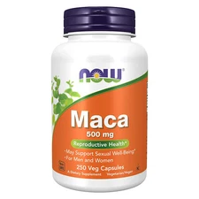 NOW FOODS Maca 500 mg 250 Veg Capsules