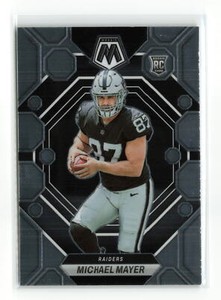 MICHAEL MAYER #349 RC 2023 PANINI MOSAIC RAIDERS