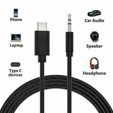 For Samsung Galaxy S20 FE Type C USB To 3.5mm AUX Audio Jack Adapter Car Cable