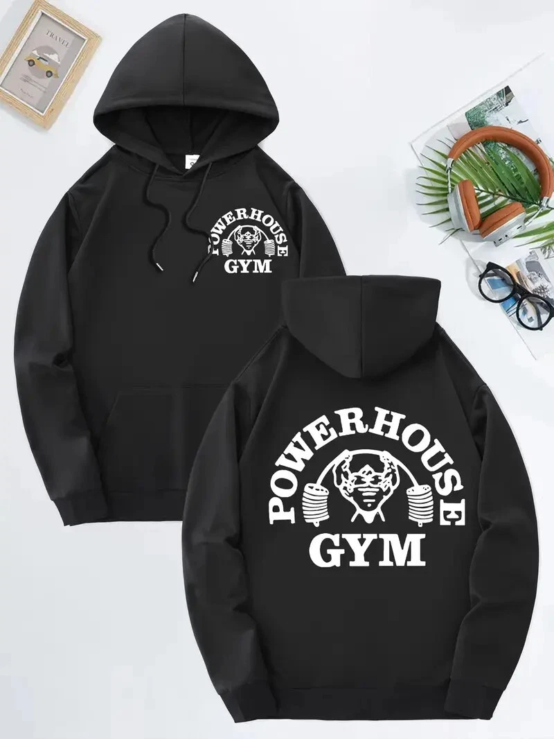 Powerhous Gym Mens Hoodie Hooded Fleece Joggers Jogging Muscle Fitness Jumper
Opens in a new window 