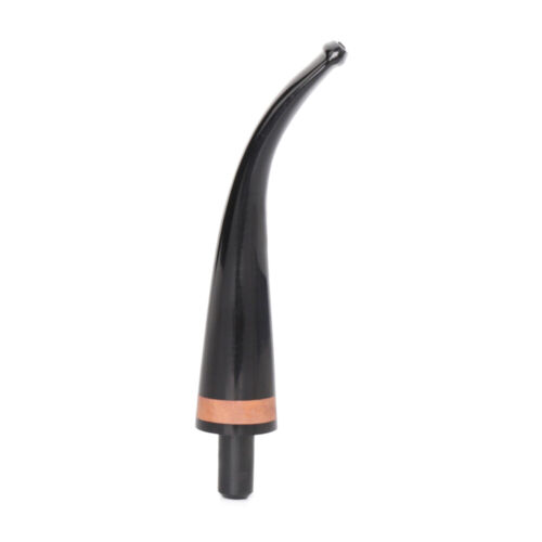 3mm Bent Curved Tapered Stem For Tobacco Pipe Short Stem Smoking Mouthpiece Stem - Picture 1 of 9