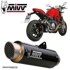Ducati Monster 1200 2019 2020 MIVV Gppro Carbon Exhaust