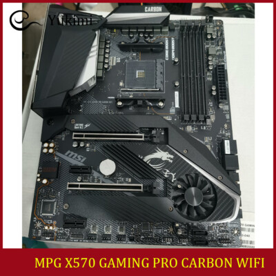 FOR MSI MPG X570 GAMING PRO CARBON WIFI DDR4*4 128GB HDMI Motherboard Test OK