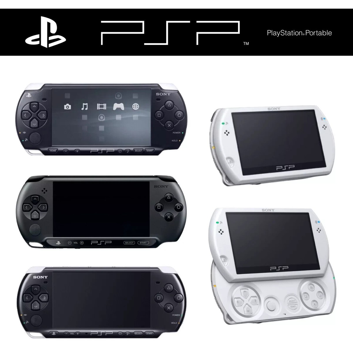PlayStation Portable - PSビータ PSP-1000. 2000. 3000 ジャンクのセット Psp playstation portable 1000 2000 3000 and Street Go with