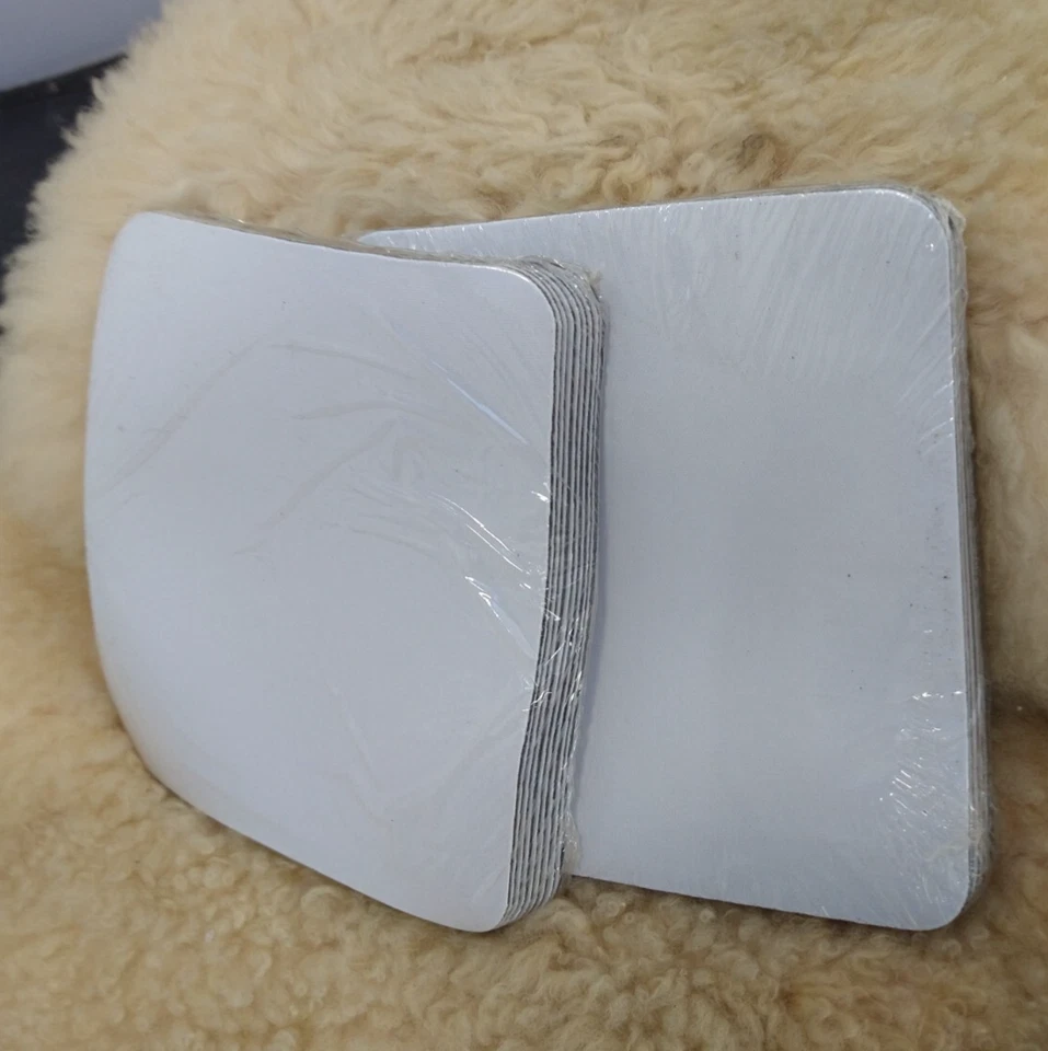 BLANK COMPUTER MOUSE PADS SPACE SAVING SIZE 6"X5"x1/16TH" THICK WHITE LOT OF 250 - Image 4 of 4