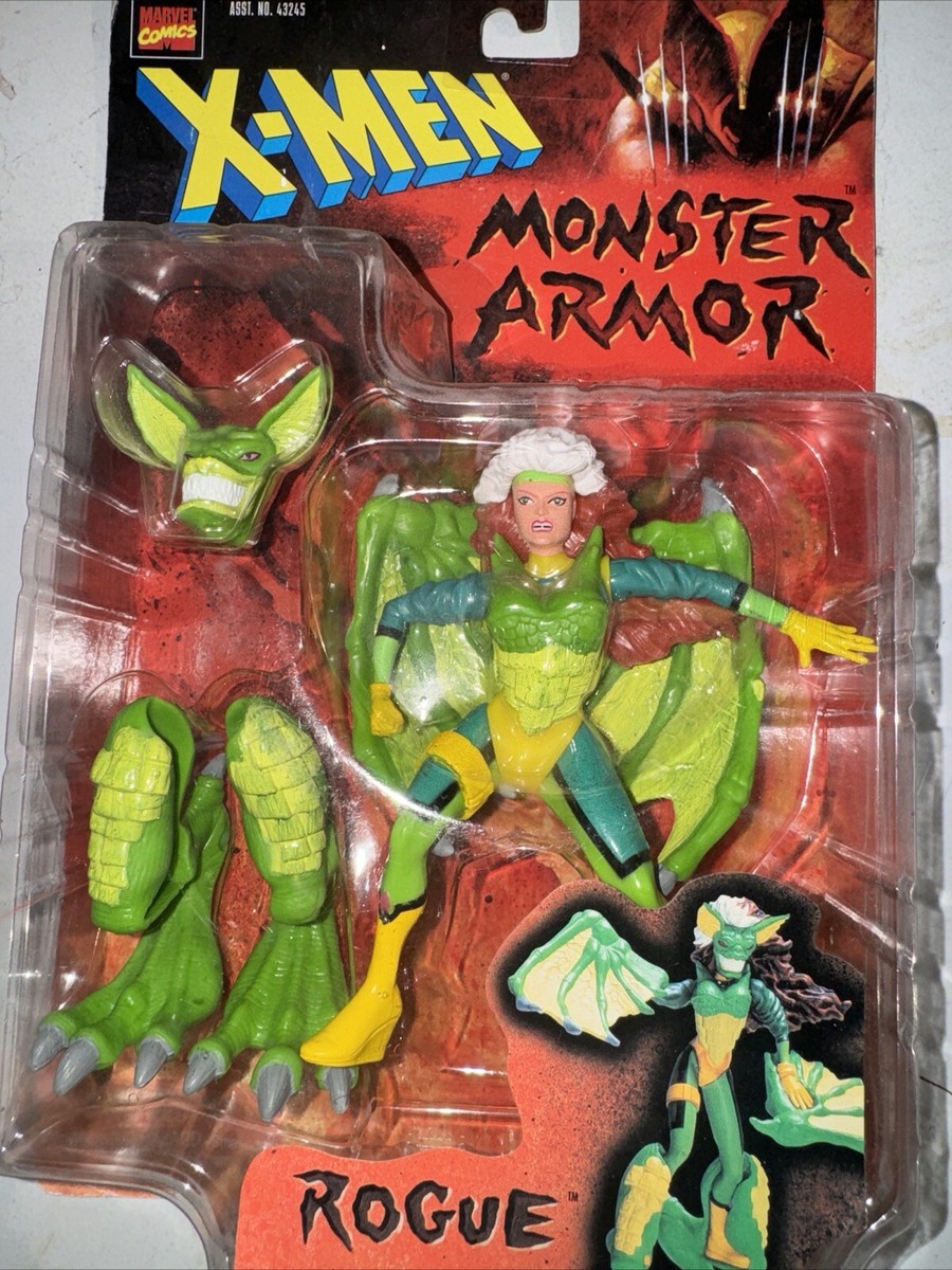 X MEN ROGUE X MEN MONSTER ARMOR CYCLAW ARMOR TOYBIZ 1997 action