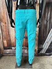 Greyson Turquoise Blue Armonk 5-Pocket Golf Pants Size 33 Inseam 32 NWOT