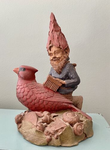 Tom Clark 1986 Gnome Stan Cairn Studios, Red Cardinal, Excellent Cond. Retired - Picture 1 of 9