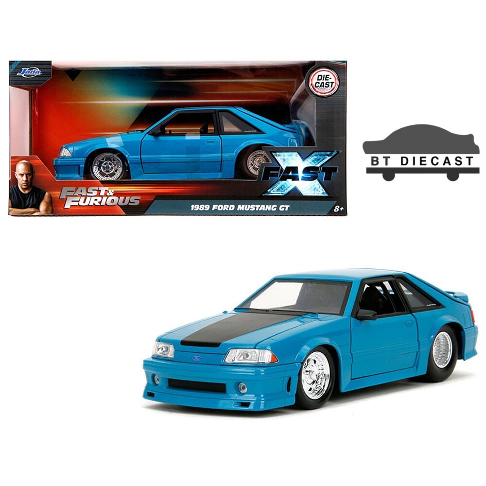 JADA FAST AND FURIOUS X 1989 FORD MUSTANG GT 1/24 DIECAST MODEL