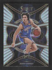 Josh Giddey 2021-22 Panini Select Phenomenon Silver Prizms Thunder #14