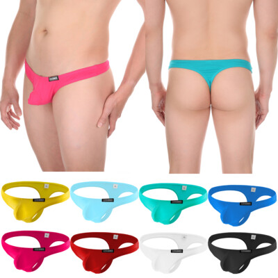 Men G String Thong Briefs Underwear Bikini Sissy T-back G-String Underpants